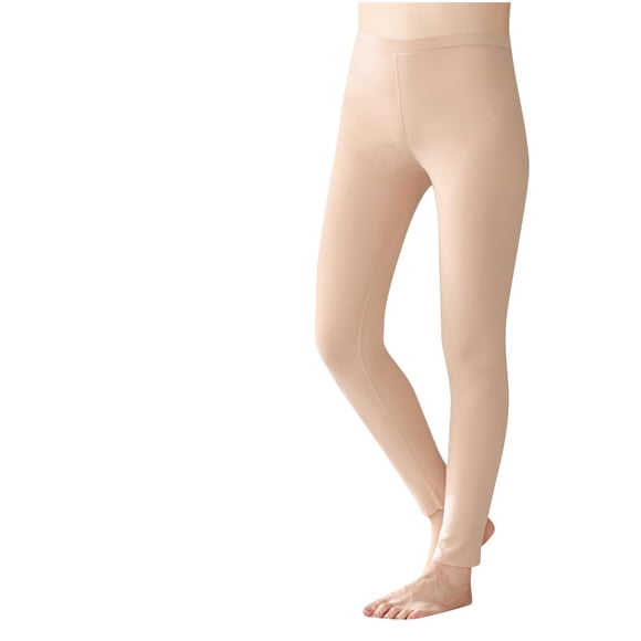 cfhntfmh Thermal Leggings for Women Fleece Lined Pants Long Underwear Bottoms Soft Stretchy Warm Tights
