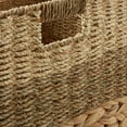 thumbnail image 5 of Casafield 13" x 13" Mixed Weave Storage Baskets, Natural - Set of 4 Collapsible Cubes, Woven Bin Organizers for Bathroom, Bedroom, Laundry, 5 of 8