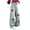 Blue, variant on ZACPNCV Teen Youth Casual Wide Leg Jean Pants for Girls Put On Denim Pants Bow Embroidery Trouser Girl Clothing Blue 7-8 Years