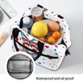 thumbnail image 4 of Yuyamidu Butterfly Lunch Box for Girls 4th Grade/5th Grade American Flag Lunchbox for Age 9-11 Primary School Lunch Tote Bags for Kids Teen Large Capacity Food Handbags for Women, 4 of 7