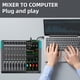 thumbnail image 3 of Mezclador de audio Depusheng PA8 8 canales USB Bluetooth MP3 48V, 3 of 9