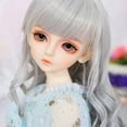 thumbnail image 2 of Oculares de vidrio 10 mm 2 uds Macarena Gris ahumado BJD Eyes, 2 of 8
