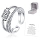 thumbnail image 2 of Sailing Anillo abierto ajustable con cuentas giratorias - Anillo de ansiedad para mujeres y niñas, 2 of 4