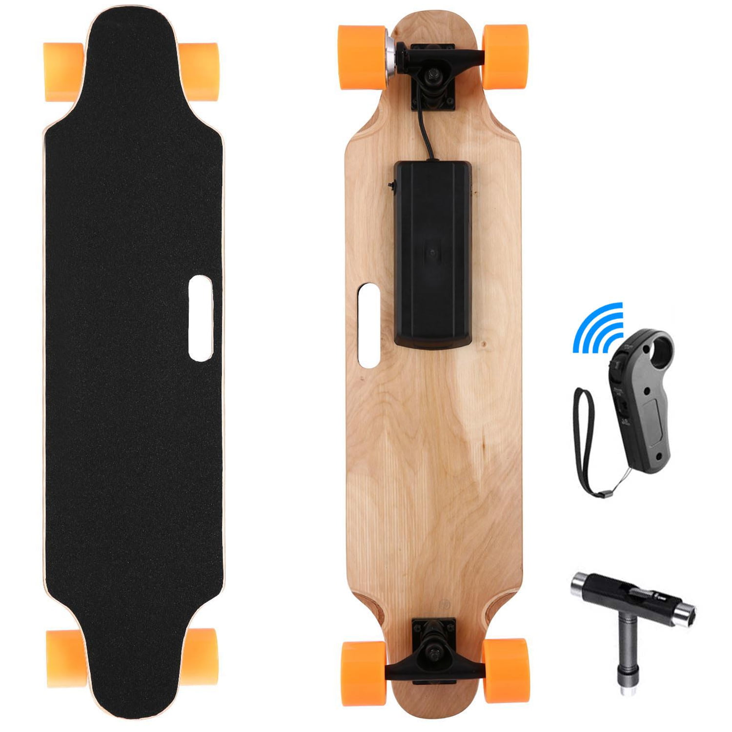 Details about   Fast Electric Skateboard 20MPH HUB Motor Remote 7 Layer Maple Board US
