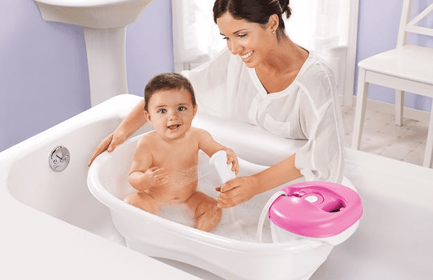 summer infant bath tub with sprayer