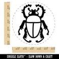 thumbnail image 2 of Scarab Beetle Self-Inking Rubber Stamp Ink Stamper - Purple Ink - Large 1-1/2 Inch, 2 of 7