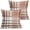 Autumn Plaid, variant on Burgundy Red Boho Lumbar Pillow Covers 12x20 Beige Tan Gray Maroon Pillow Cases for Couch Farmhouse Bohemian Carpet Pattern Ethnic Rectangle Pillow Cases for Bed Patio Covers Outdoor Indoor Set 2