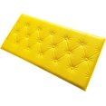 thumbnail image 3 of Panel de pared decorativo revestido de cuero 3D de 23,6 x 11,8 pulgadas, adhesivo de pared a prueba de golpes, papel tapiz, cojín suave para paredes de TV, dormitorio infantil, cabeceros de cama (rosa, 3 of 5