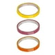 thumbnail image 1 of 3 creaciones de cintas con naranja y rosa y amarillo Macarena Cintas de bolas adhesivas, 1 of 8