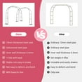 thumbnail image 4 of 86.5in Metal Wedding Arches, Metal Garden Arch Trellis for Climbing Plants, Wedding Arch Frame for Ceremony Birthday Party Outdoor Indoor Celebration Decoration, 4 of 7