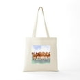 thumbnail image 5 of CafePress - Five Walk Away Together Square Square Tote Bag - Unisex Canvas Tote Bag, Beige, 1-Piece, 5 of 6