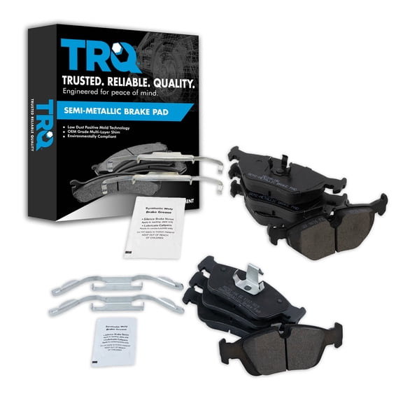 TRQ Front & Rear Brake Pads Fits BMW 318ti 323Ci 323i 328Ci 328i Z3 BFA20219 Fits select: 2002 BMW M ROADSTER