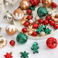 thumbnail image 3 of Christmas Transparent Painted Christmas Ball Set Gift Box, 3 of 6
