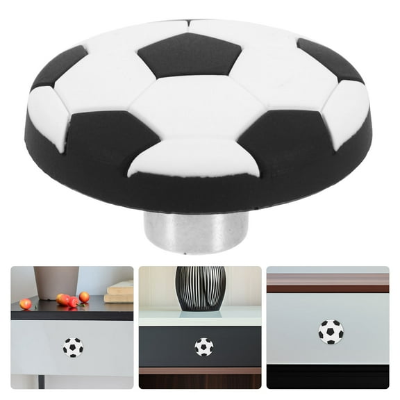 FRCOLOR Kids Drawer Knobs and Pulls for Nursery Dresser Football Furniture Knobs Cabinets and Drawers Handles for Wardrobe and Closet