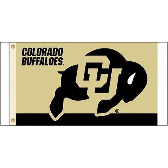 Size 3 x 5 Black Seasonal Designs NCAA Colorado Buffaloes Collegiate Helmet Flag Kit 