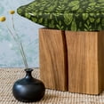 thumbnail image 3 of Sage Fluffy Throw Pillow Cushion Cover, Patterned Green Leaves Nature Inspired Composition Fresh Trees Woodland, Decorative Square Accent Pillow Case, 16" x 16", Apple Green Dark Green, by Ambesonne, 3 of 5