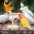 thumbnail image 2 of SHISUYAN Wood Bird Perch Stand Parrots Perch Parakeets Perch Stand for Cockatiels Conures, 2 of 9