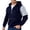 Navy, variant on Uikmnh Men's Sweatshirts, Cozy ’s Hoodie Sweatshirt Casual Half Zip Hooded Sweatshirt for Autumn and Winter Slouchy Fit Soft Interior Streetwear Style, Hoodies for Men,XL