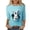 17-Light Blue, variant on Alun Easter Graphic Print Casual Loose Fit 3/4 Sleeve T Shirts Womens Soft Breathable Round Neck Top for Happy Easter Celebration Plus Size Soft Comfort Spring Tees 22-Light Green XL