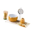 thumbnail image 4 of Set de batalla de Matcha de 7 piezas, kit completo de tazón l japonés, de tazón de mezcla de para bebidas de cocina Amarillo brillante, 4 of 9