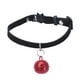 thumbnail image 5 of pequeño cachorro de mascota con hebilla de seguridad de collar de microfibra suave Negro jinwen Collar del perrito del gato del animal doméstico, 5 of 8