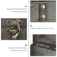 thumbnail image 5 of Frcolor Box Jewelry Treasure Wooden Case Storagewood Vintage Boxesorganizer Trinket Keepsake Bracelet Decorative Retro Lock, 5 of 7