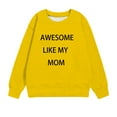 thumbnail image 4 of TFEOQRY Children Girls And Boys Hoodless Sweatshirts Long Sleeved Printed Round Neck Top shirt, 4 of 4