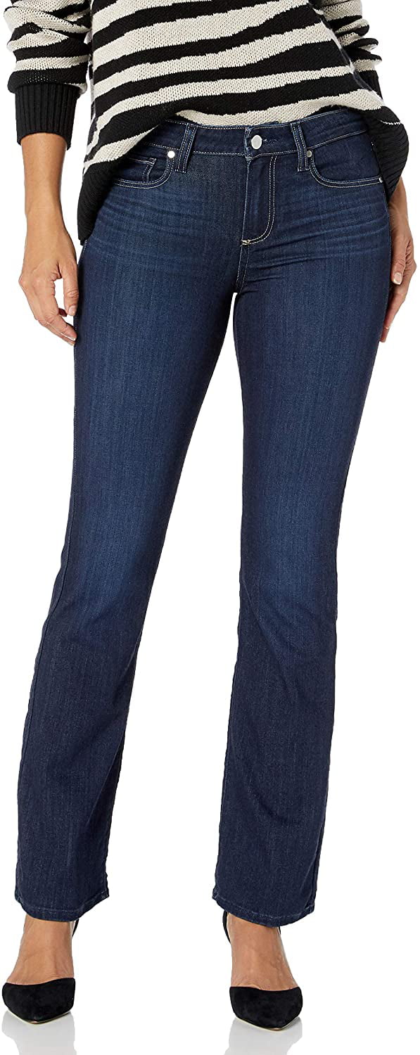 PAIGE Womens Petite Manhattan Boot Jeans