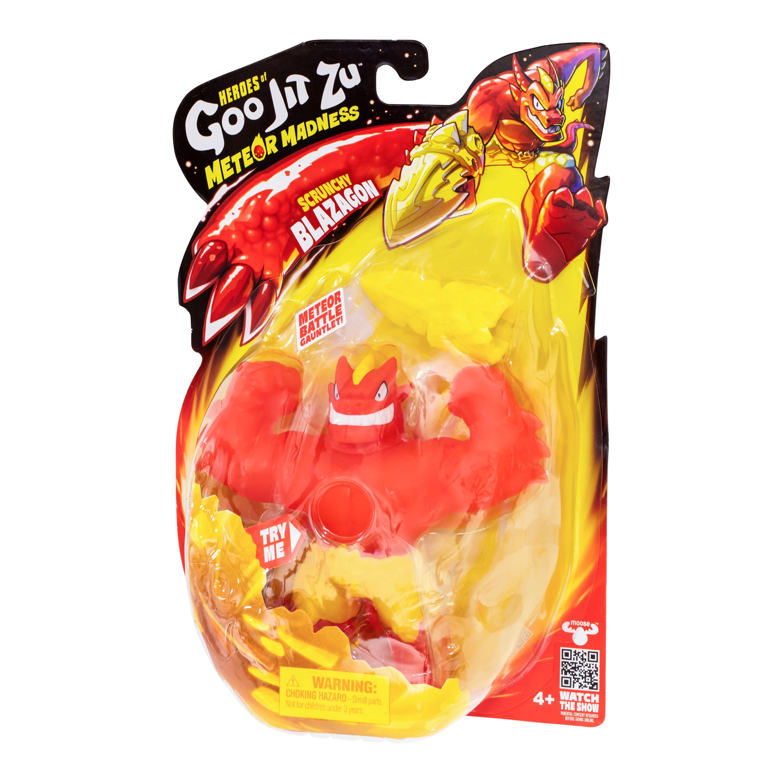 Heroes of Goo Jit Zu Meteor Madness, Stretchy Blazagon Action