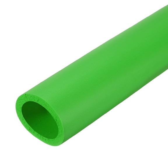 Uxcell Pipe Insulation Tube Foam, 1-1/4" ID x 1/4" Thick x 1.64ft Foam Pipe Cover Non-Slip Hollow Foam Tubing Guitar Air Conditioner Stand Fitness Equipment Handles, Green