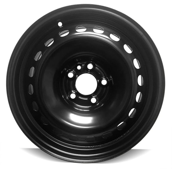 Wheel For 2013-2016 Dodge Dart 16 inch 5 Lug Black Steel Rim Fits R16 Tire