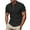 Black, variant on hoksml Men's Polo Shirts Solid Color Collared Button T Shirt Casual Loose Pullover Top Fitness Running Sports Short Sleeved Summer Comfortable Breathable Tee Shirts