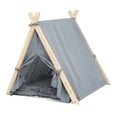 thumbnail image 4 of Multifunctional Pet Cat Dog House, Detachable And Washable, Ventilation Design, Easy To Clean, Wood And Cloth, Fashionable Appearance, For Home Use, 4 of 8