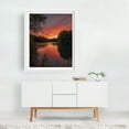 thumbnail image 2 of Prospect Park Sunset 01 - Brooklyn New York Photography White Framed Wall Art Print 30 x 40 inches, 2 of 3