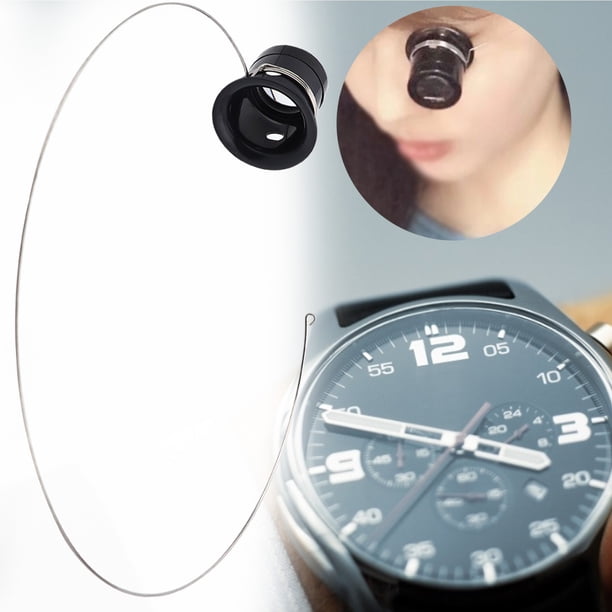 Lupa 10X, Lupa 5X Herramienta 5X 10X Lupa Juego De Lentes Lupa Para Ojos Accesorio De Reparación De Relojes Lupa Con Banda Para La Cabeza