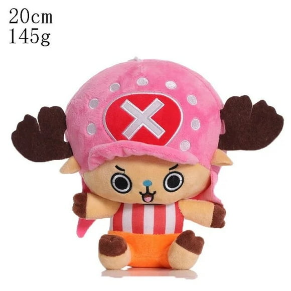 4 Styles Différents 20 cm Peluche Cosplay une Pièce Figurine Anime Chopper Pendentifs Mignons Poupée en Peluche Ornements Enfants Cadeaux de Noël