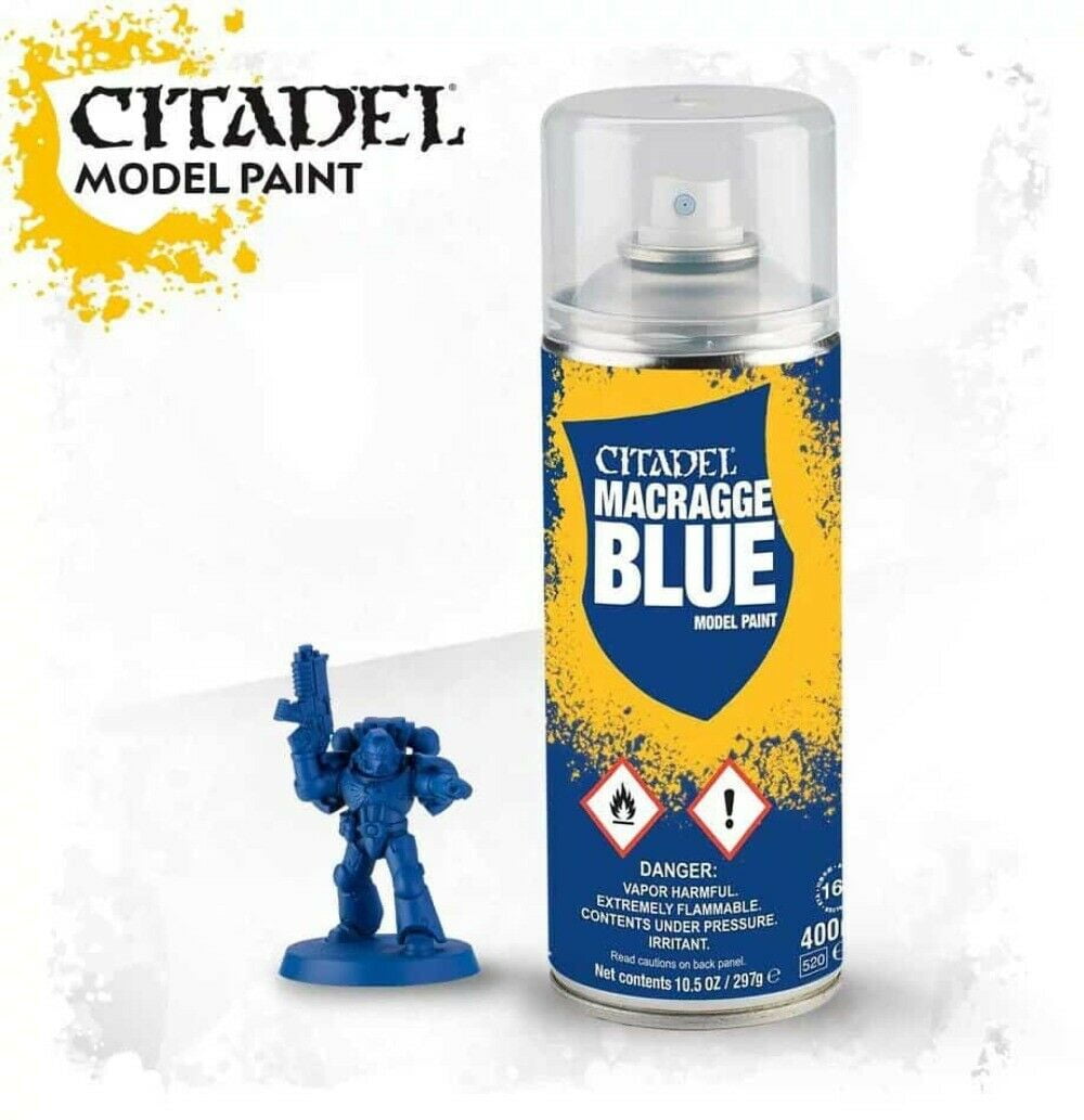 Warhammer Citadel Macragge Blue Spray Paint - Spel & Sånt: The video game  store with the happiest customers