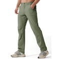 thumbnail image 2 of Pantalones FREE SOLDIER de secado rápido e impermeables para senderismo, color verde, 2 of 6