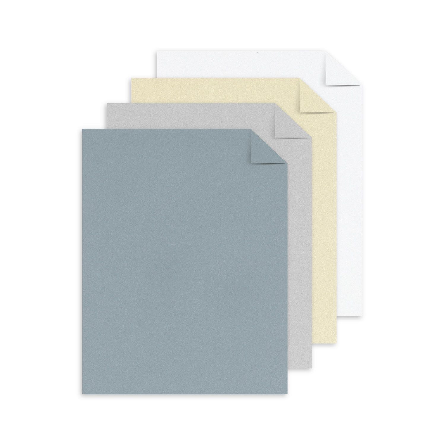 Papier cartonné Métallique, assortiment à 4 couleurs de Astrobrights 8.5" x 11", 65lb, 24 feuilles