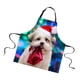 thumbnail image 5 of Delantal de diseño navideño, algodón, cuello ajustable, lazos en la cintura, CA5345R, 5 of 6