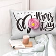 thumbnail image 4 of Fotbe Happy Mother's Day (3) Funda de Almohada Decorativa Estilo Occidental, Lujo en Algodón, Fundas para Almohadas King, Cojín Estampado para Decoración del Hogar-20"x30", 4 of 6