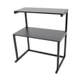 3 Tier Iron Printer Stand Desk Shelf Storage Home Table Storage for