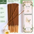 thumbnail image 2 of Jasmine Incense Sticks - Pack of 100 Inscents-Sticks - Inciensos Aromaticos para La Casa - Made with Natural Insence Ingredients - Scented Insense Non Toxic Incents, 2 of 2