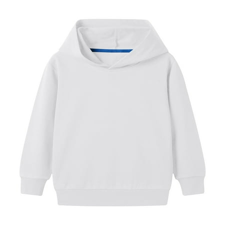 

UACY Baby Hooded Sweater Pullover Sweatershirt Toddler/kids Boys/girls Spring/autumn Hooded Long Sleeve Solid Color Sweatshirt Daily School Sporty Wear