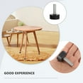 thumbnail image 3 of Houderco 8Ud Patas Ajustables De Goma Para Soportes Anti Vibración Niveladores Resistentes En Negro Para Muebles, 3 of 8