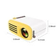thumbnail image 3 of Aqestyerly Projecteur de Maison Pratique Mini Projecteur Source de Lumière Led Projection Imagerie Lcd Écran de Projection 60 Pouces Supporte Plusieurs Modes de Connexion Maison Intelligente, 3 of 9