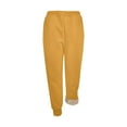 thumbnail image 3 of Tuphregyow Women's Winter Warm Fleece Lined Leggings with Pockets Casual Solid Elastic Waist Long Pants for Yoga Pants Lady Fashion Pants Yellow S, 3 of 4