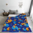 thumbnail image 6 of Throw Blanket for Couch Sofa and Bed, Colorful Yin Yang Super Soft Plush Throw Blanket, Fuzzy Cuteness Comfy Warm Washable Flannel Blanket & Throws for All Season 80"x60", 6 of 7