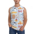 thumbnail image 1 of Kdxio Mignon Requin Débardeur Homme Musculation Gym Chemises Décontractées Sans Manches-Grand, 1 of 7