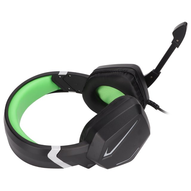 Game Headphones, Omnidirectional Vivid Sound Field RGB Effect 3.5mm Gaming Headset Ergonomic For Computer For Gamers For